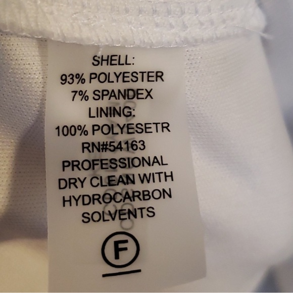 Calvin Klein Cream and Taupe Scuba Color Block Knee Dress - Picture 10 of 10